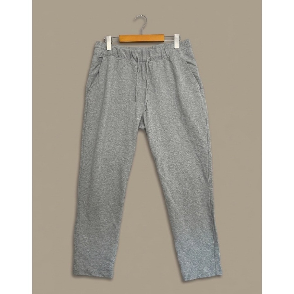 The Constant Womens Heather Gray Drawstring Jogger Sweatpants Size Large